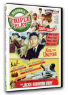 Triple Play - Baseball Triple Feature - Safe At Home/Kill The Umpire/The Jackie Robinson Story
